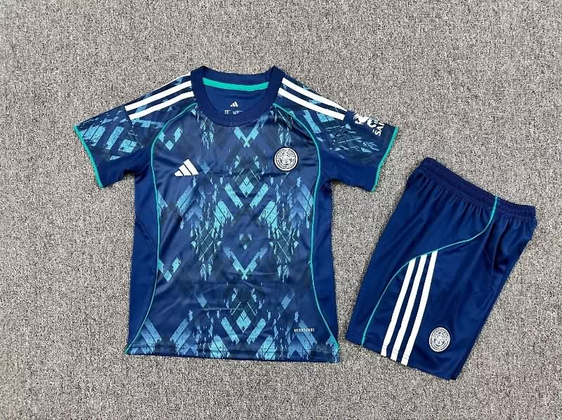 Leicester City 25/26 Kids Away Soccer Jersey And Shorts Leicester City 25/26 Kids Away Soccer Jersey And Shorts