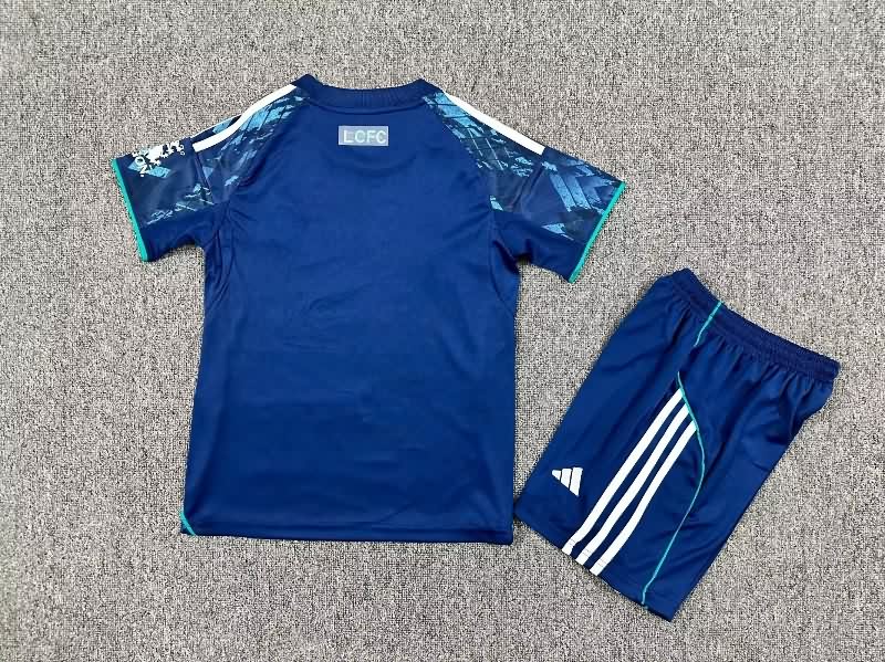 Leicester City 25/26 Kids Away Soccer Jersey And Shorts