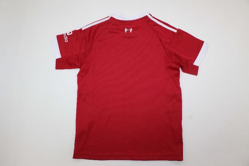 Liverpool 25/26 Kids Home Soccer Jersey And Shorts