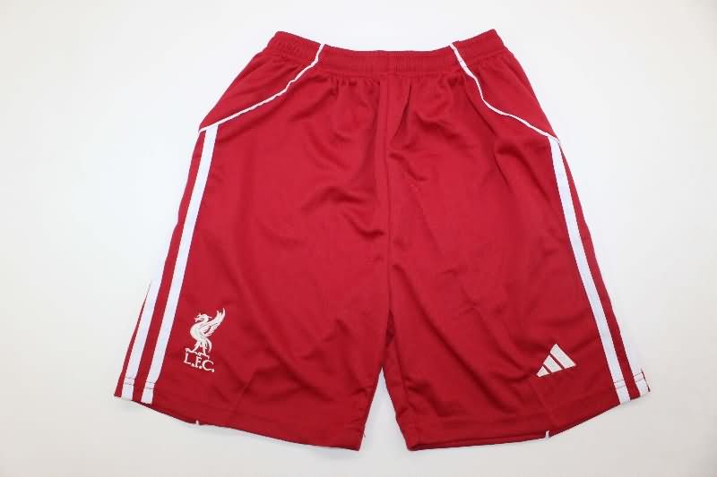 Liverpool 25/26 Kids Home Soccer Jersey And Shorts