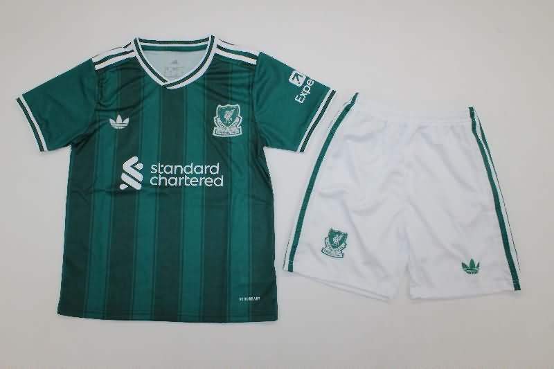 Liverpool 25/26 Kids Third Soccer Jersey And Shorts Liverpool 25/26 Kids Third Soccer Jersey And Shorts
