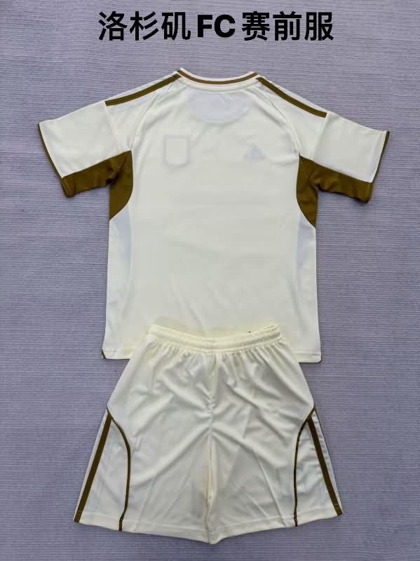 Los Angeles FC 2025 Kids Training Soccer Jersey And Shorts