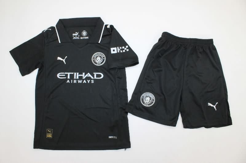 Manchester City 25/26 Kids Away Soccer Jersey And Shorts Manchester City 25/26 Kids Away Soccer Jersey And Shorts