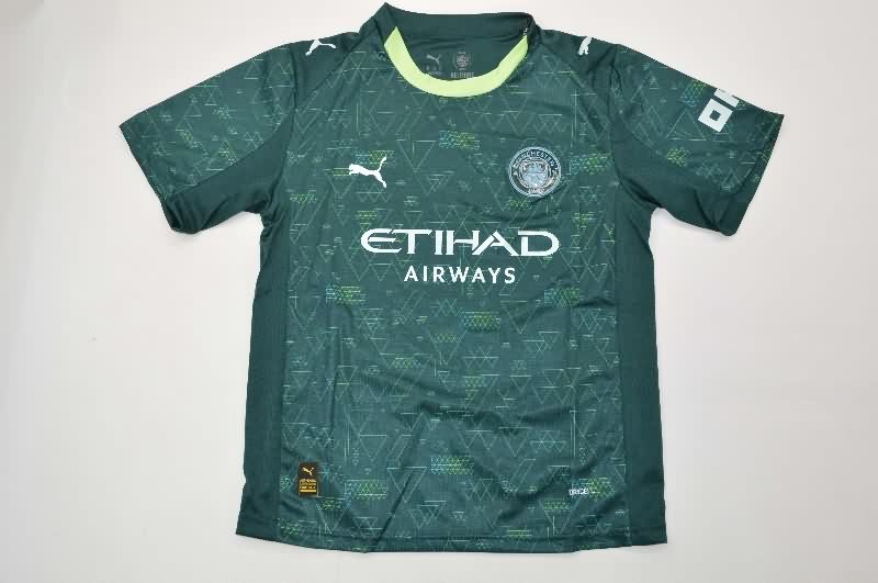 Manchester City 25/26 Kids Fourth Soccer Jersey And Shorts