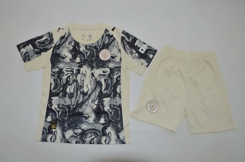 Manchester City 25/26 Kids Special Soccer Jersey And Shorts Manchester City 25/26 Kids Special Soccer Jersey And Shorts