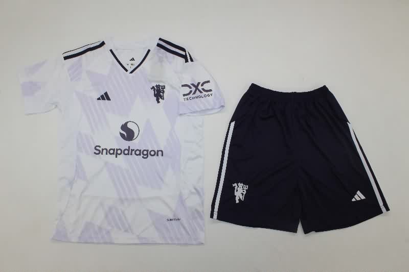 Manchester United 25/26 Kids Away Soccer Jersey And Shorts Manchester United 25/26 Kids Away Soccer Jersey And Shorts