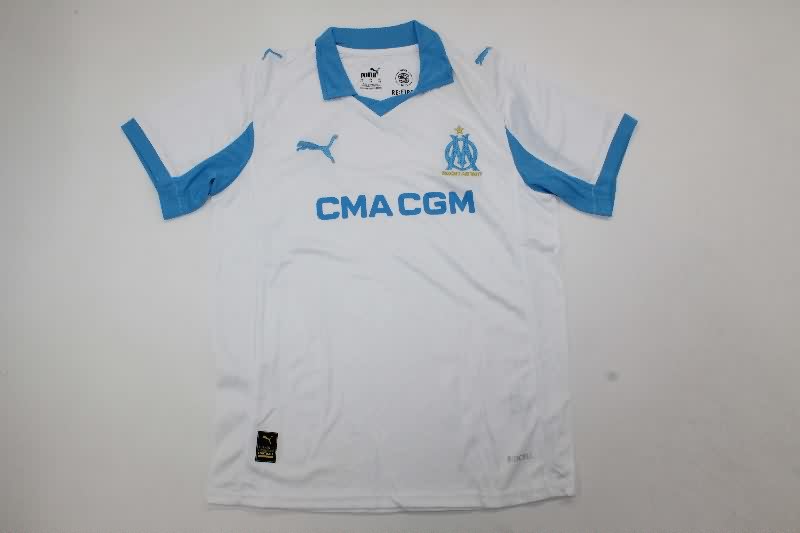 Marseilles 25/26 Kids Home Soccer Jersey And Shorts