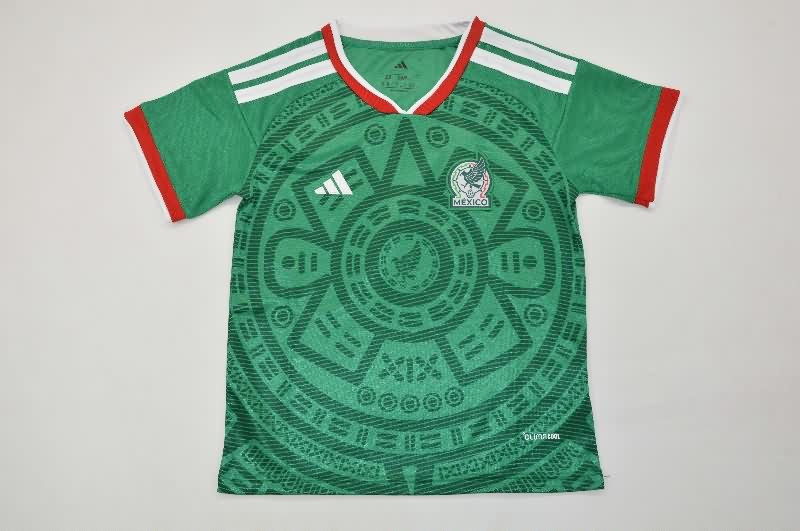 Mexico 2026 Kids Home Soccer Jersey And Shorts