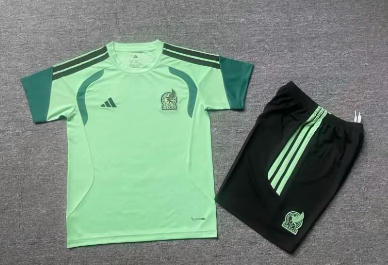 Mexico 2026 Kids Training Soccer Jersey And Shorts 02 Mexico 2026 Kids Training Soccer Jersey And Shorts 02