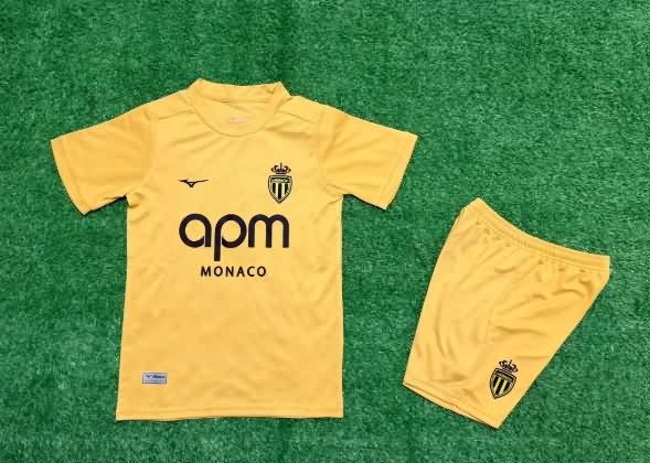 Monaco 25/26 Kids Third Soccer Jersey And Shorts Monaco 25/26 Kids Third Soccer Jersey And Shorts