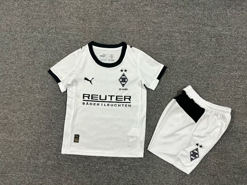 Monchengladbach 25/26 Kids Home Soccer Jersey And Shorts Monchengladbach 25/26 Kids Home Soccer Jersey And Shorts