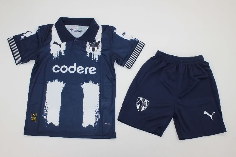 Monterrey 25/26 Club World Cup Kids Home Soccer Jersey And Shorts Monterrey 25/26 Club World Cup Kids Home Soccer Jersey And Shorts