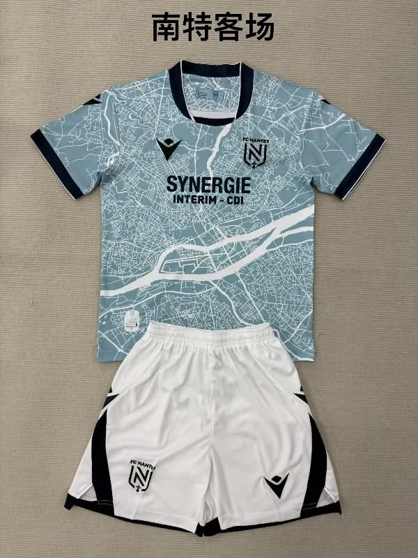 Nantes FC 25/26 Kids Away Soccer Jersey And Shorts Nantes FC 25/26 Kids Away Soccer Jersey And Shorts