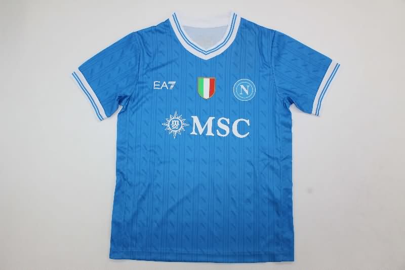 Napoli 25/26 Kids Home Soccer Jersey And Shorts