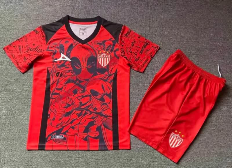 Necaxa 25/26 Kids Special Soccer Jersey And Shorts Necaxa 25/26 Kids Special Soccer Jersey And Shorts