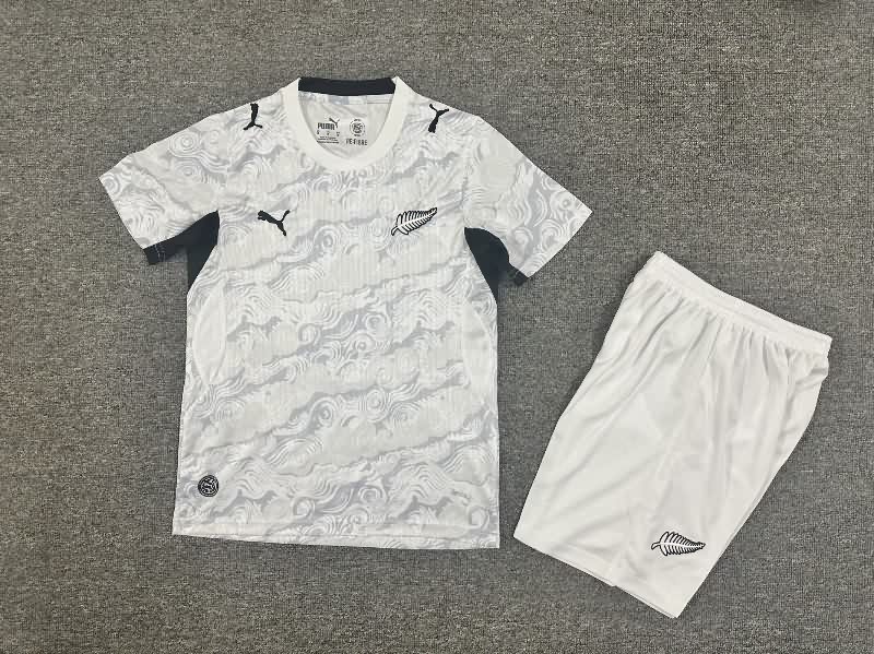 New Zealand 2026 Kids Home Soccer Jersey And Shorts New Zealand 2026 Kids Home Soccer Jersey And Shorts