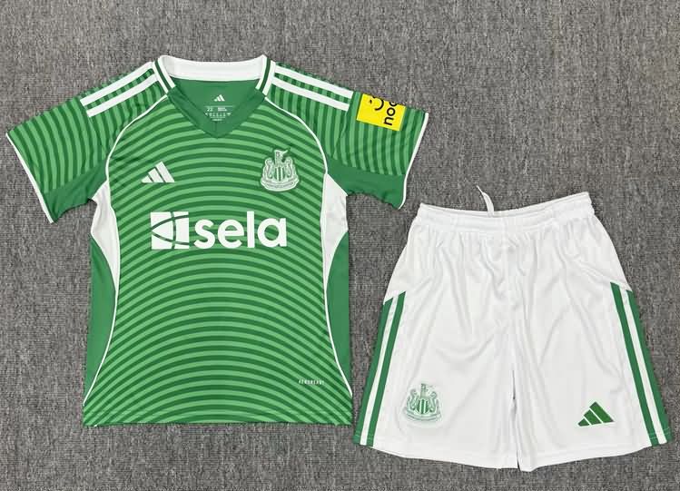 Newcastle United 25/26 Kids Away Soccer Jersey And Shorts Newcastle United 25/26 Kids Away Soccer Jersey And Shorts