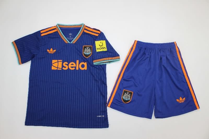 Newcastle United 25/26 Kids Third Soccer Jersey And Shorts Newcastle United 25/26 Kids Third Soccer Jersey And Shorts