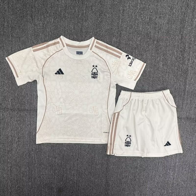 Nottingham Forest 25/26 Kids Away Soccer Jersey And Shorts Nottingham Forest 25/26 Kids Away Soccer Jersey And Shorts