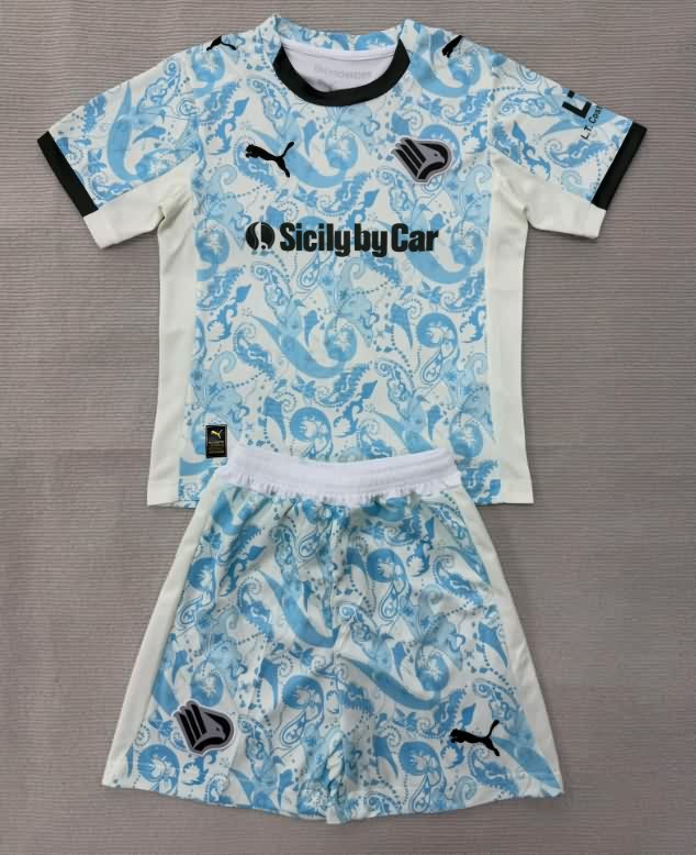 Palermo 25/26 Kids Third Soccer Jersey And Shorts Palermo 25/26 Kids Third Soccer Jersey And Shorts