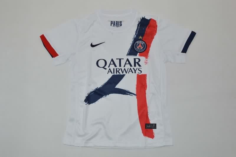 Paris St Germain 25/26 Kids Away Soccer Jersey And Shorts