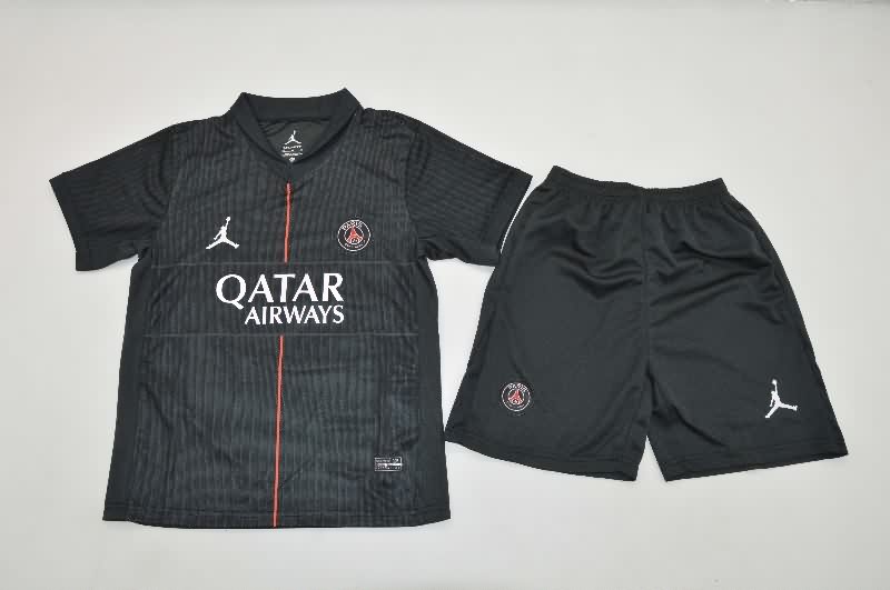 Paris St Germain 25/26 Kids Fourth Soccer Jersey And Shorts Paris St Germain 25/26 Kids Fourth Soccer Jersey And Shorts