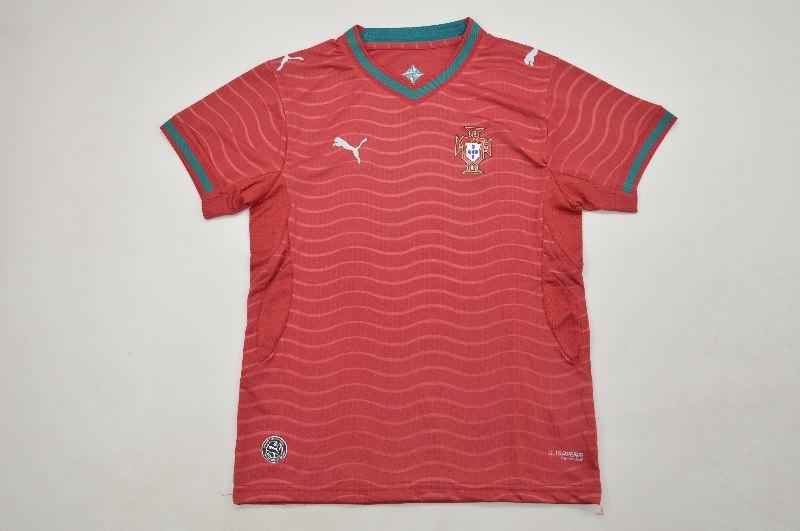 Portugal 2026 Kids World Cup Home Soccer Jersey And Shorts
