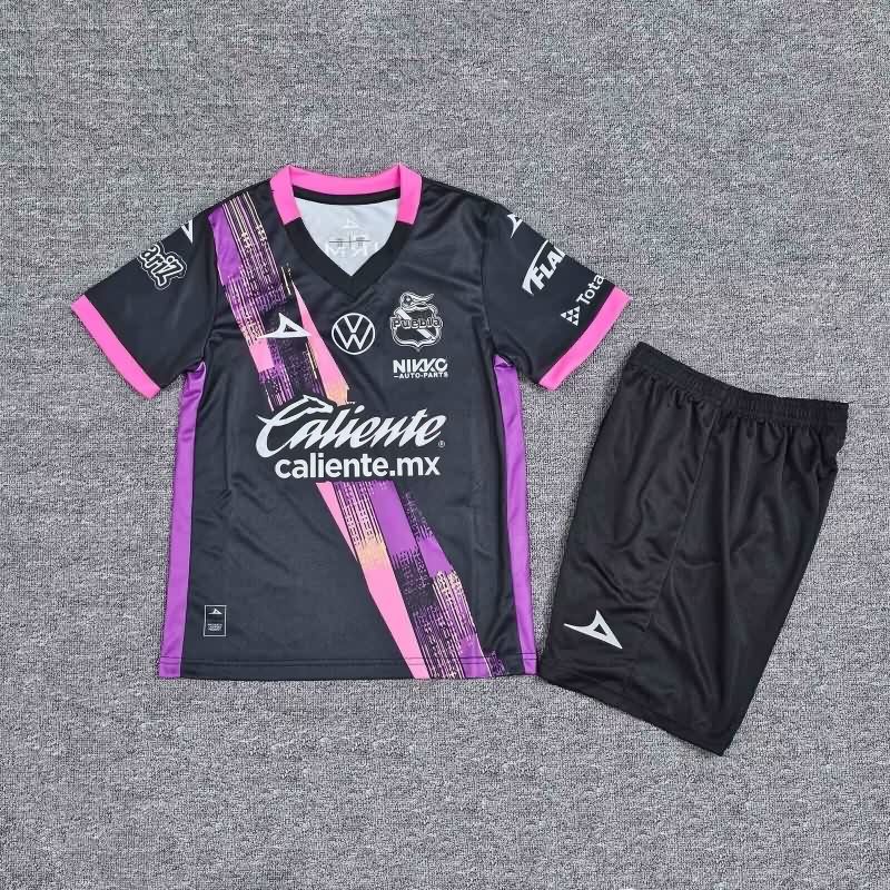 Puebla 25/26 Kids Away Soccer Jersey And Shorts Puebla 25/26 Kids Away Soccer Jersey And Shorts