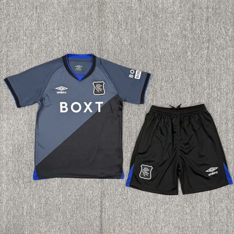 Rangers 25/26 Kids Third Soccer Jersey And Shorts Rangers 25/26 Kids Third Soccer Jersey And Shorts