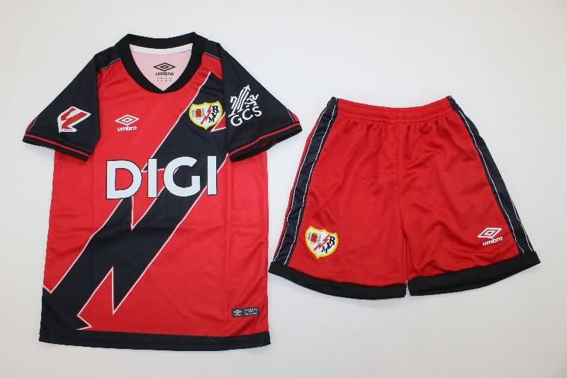 Rayo Vallecano 25/26 Kids Away Soccer Jersey And Shorts Rayo Vallecano 25/26 Kids Away Soccer Jersey And Shorts