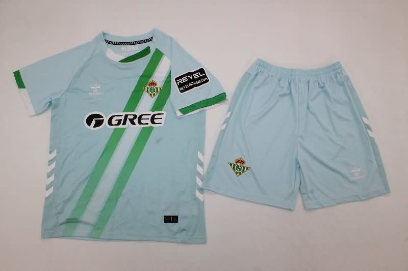 Real Betis 25/26 Kids Away Soccer Jersey And Shorts Real Betis 25/26 Kids Away Soccer Jersey And Shorts