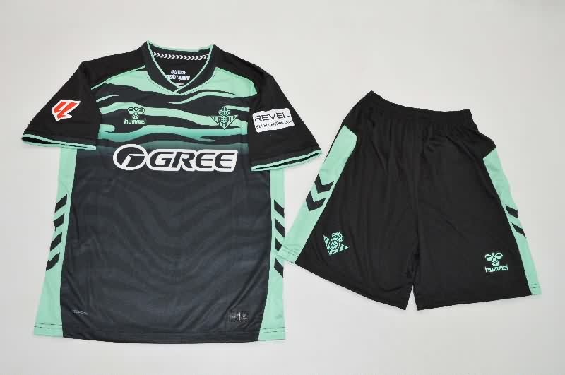 Real Betis 25/26 Kids Third Soccer Jersey And Shorts Real Betis 25/26 Kids Third Soccer Jersey And Shorts