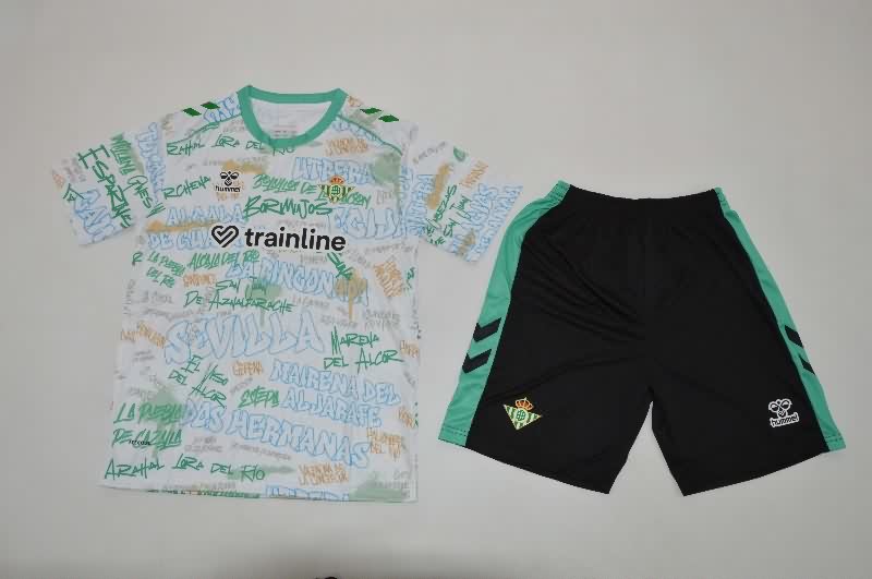Real Betis 25/26 Kids Training Soccer Jersey And Shorts Real Betis 25/26 Kids Training Soccer Jersey And Shorts