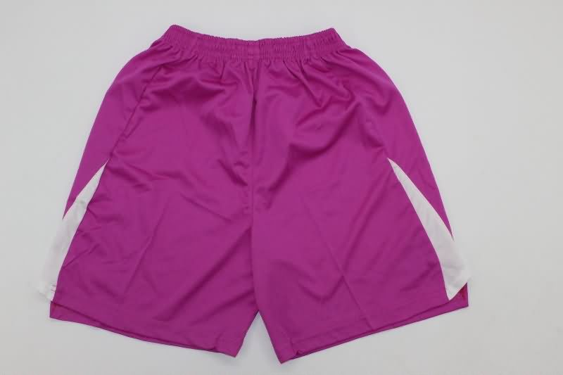 Real Madrid 25/26 Kids Goalkeeper Purple Soccer Jersey And Shorts