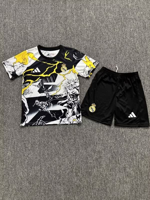 Real Madrid 25/26 Kids Special Soccer Jersey And Shorts Real Madrid 25/26 Kids Special Soccer Jersey And Shorts