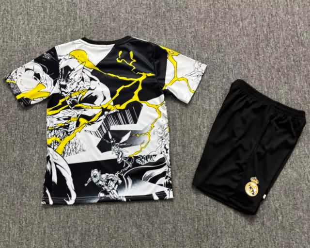 Real Madrid 25/26 Kids Special Soccer Jersey And Shorts