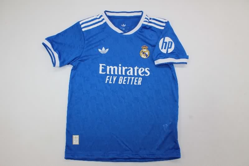 Real Madrid 25/26 Kids Third Soccer Jersey And Shorts (Player)