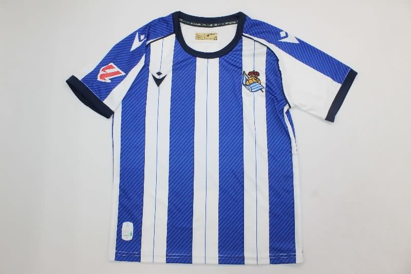 Real Sociedad 25/26 Kids Home Soccer Jersey And Shorts