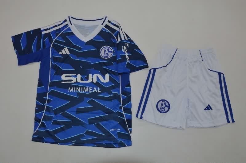 Schalke 04 25/26 Kids Home Soccer Jersey And Shorts Schalke 04 25/26 Kids Home Soccer Jersey And Shorts