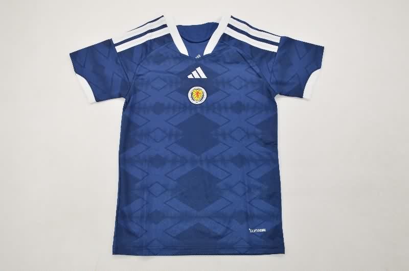 Scotland 2026 Kids Home Soccer Jersey And Shorts