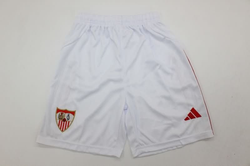 Sevilla 25/26 Kids Home Soccer Jersey And Shorts