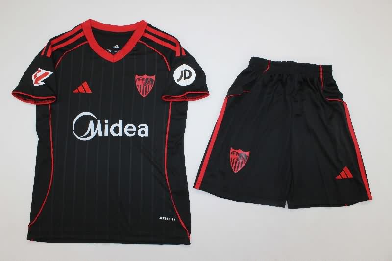 Sevilla 25/26 Kids Third Soccer Jersey And Shorts Sevilla 25/26 Kids Third Soccer Jersey And Shorts