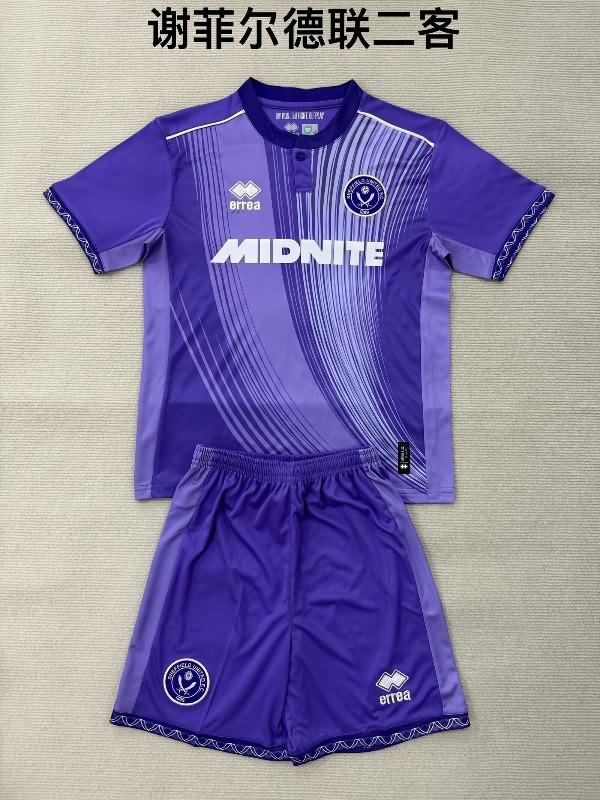 Sheffield United 25/26 Kids Third Soccer Jersey And Shorts Sheffield United 25/26 Kids Third Soccer Jersey And Shorts