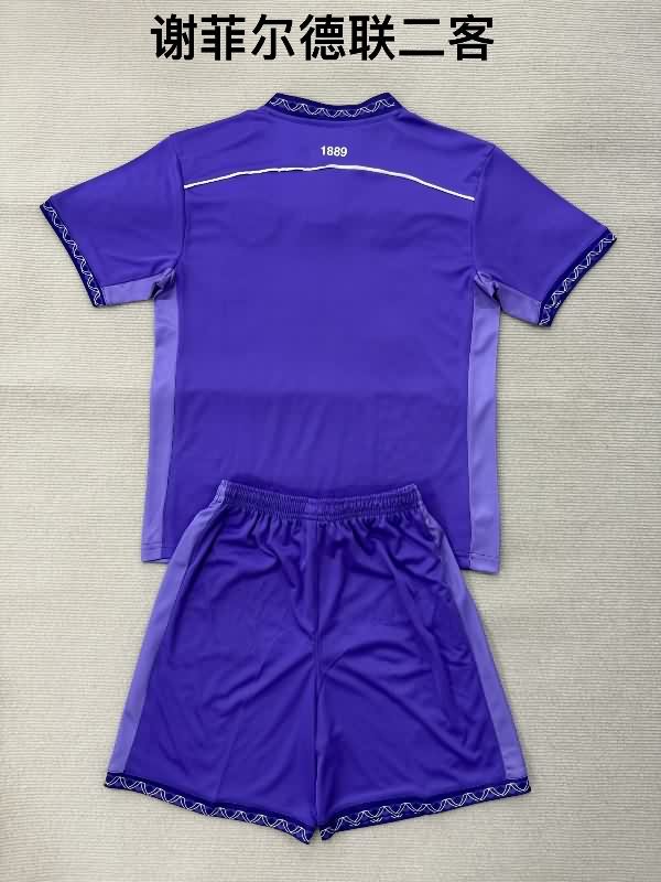 Sheffield United 25/26 Kids Third Soccer Jersey And Shorts