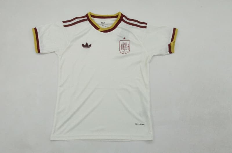 Spain 2026 Kids World Cup Away Soccer Jersey And Shorts