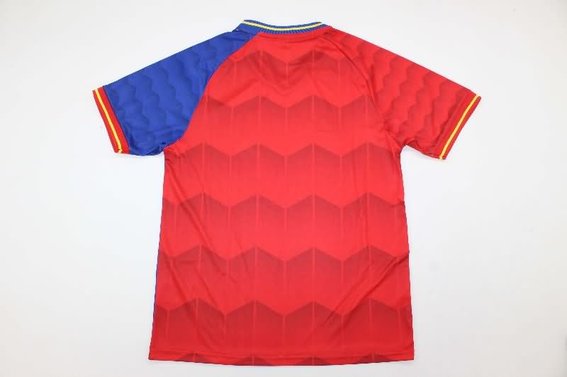 Spain 2025 Kids Training Soccer Jersey And Shorts