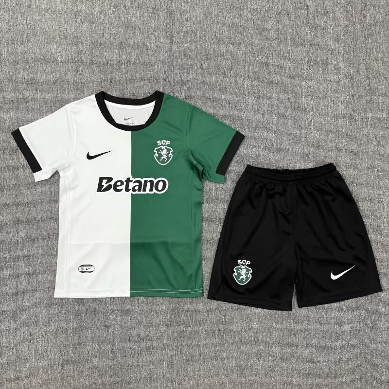 Sporting Lisbon 25/26 Kids Special Soccer Jersey And Shorts Sporting Lisbon 25/26 Kids Special Soccer Jersey And Shorts