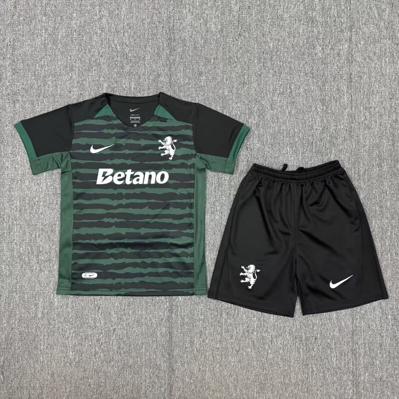 Sporting Lisbon 25/26 Kids Special Soccer Jersey And Shorts 03 Sporting Lisbon 25/26 Kids Special Soccer Jersey And Shorts 03