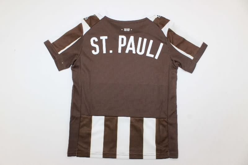 St Pauli 25/26 Kids Home Soccer Jersey And Shorts