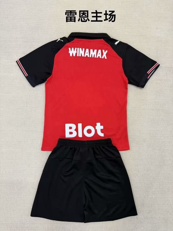 Stade Rennais 25/26 Kids Home Soccer Jersey And Shorts